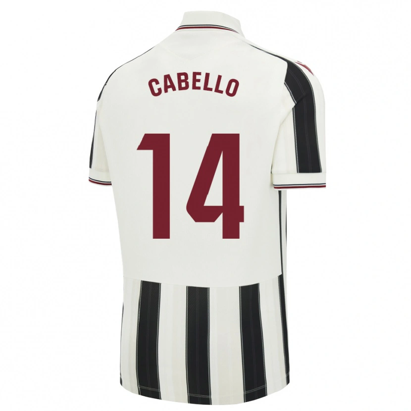 Danxen Hombre Camiseta Jorge Cabello #14 Negro Blanco Rojo 2ª Equipación 2026/27 La Camisa
