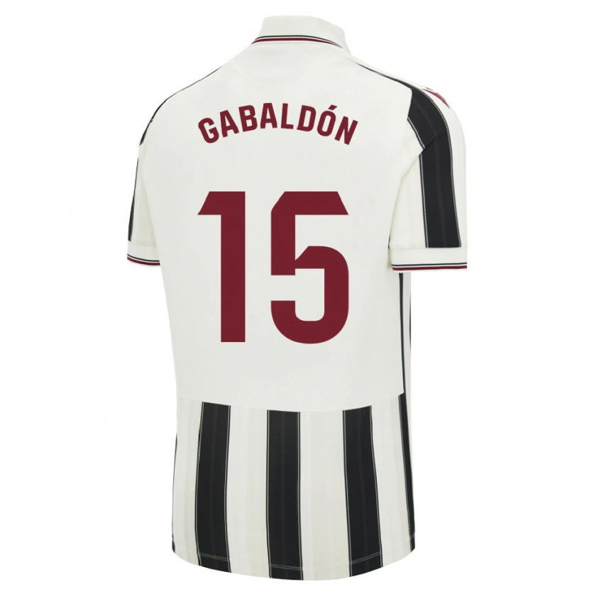Danxen Hombre Camiseta María Gabaldón #15 Negro Blanco Rojo 2ª Equipación 2026/27 La Camisa