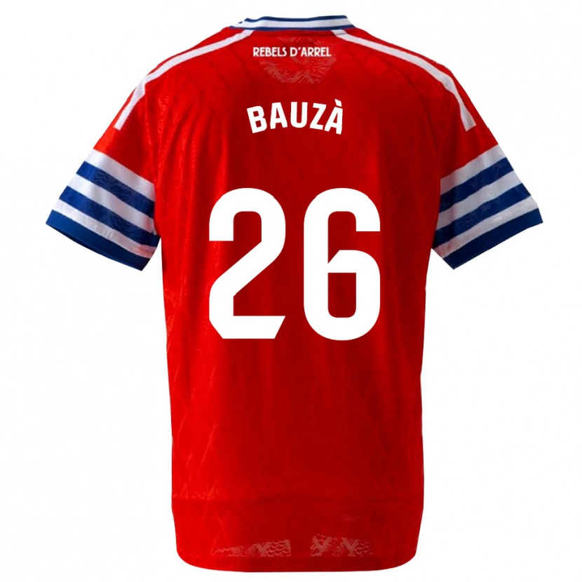 Danxen Hombre Camiseta Rafel Bauzà #26 Azul Real Rojo 2ª Equipación 2026/27 La Camisa