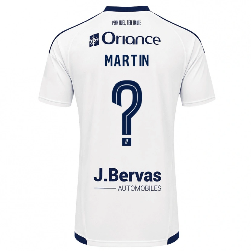Danxen Hombre Camiseta Clara Martin #0 Azul Marino Blanco 2ª Equipación 2026/27 La Camisa