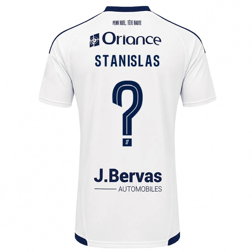 Danxen Hombre Camiseta Lohys Stanislas #0 Azul Marino Blanco 2ª Equipación 2026/27 La Camisa