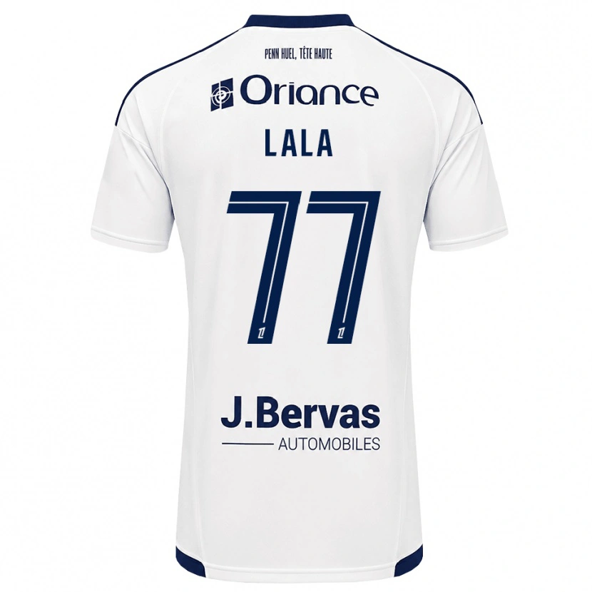 Danxen Hombre Camiseta Kenny Lala #77 Azul Marino Blanco 2ª Equipación 2026/27 La Camisa