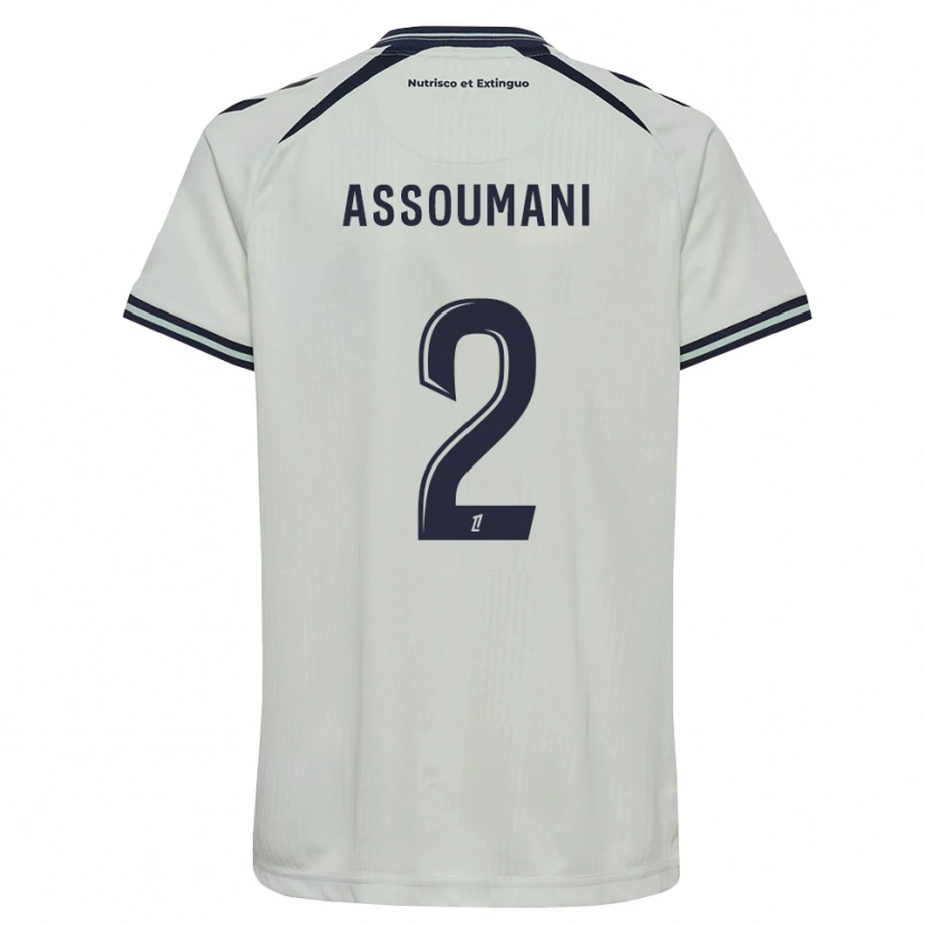 Danxen Hombre Camiseta Alramid Assoumani #2 Azul Medianoche Blanco 2ª Equipación 2026/27 La Camisa