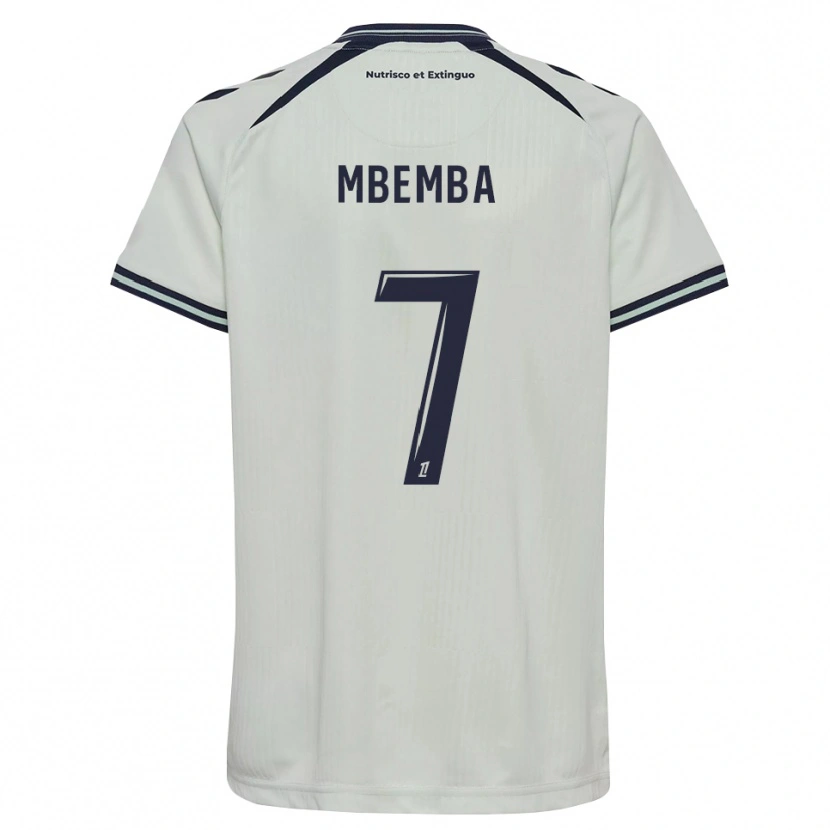 Danxen Hombre Camiseta Abdallah Mbemba #7 Azul Medianoche Blanco 2ª Equipación 2026/27 La Camisa