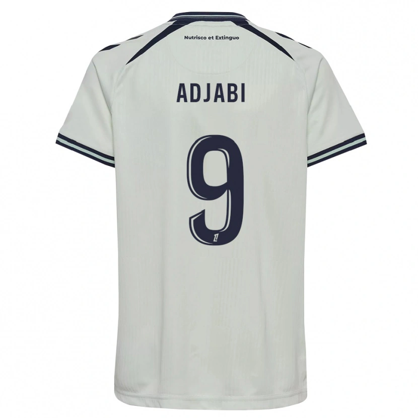 Danxen Hombre Camiseta Ikram Adjabi #9 Azul Medianoche Blanco 2ª Equipación 2026/27 La Camisa