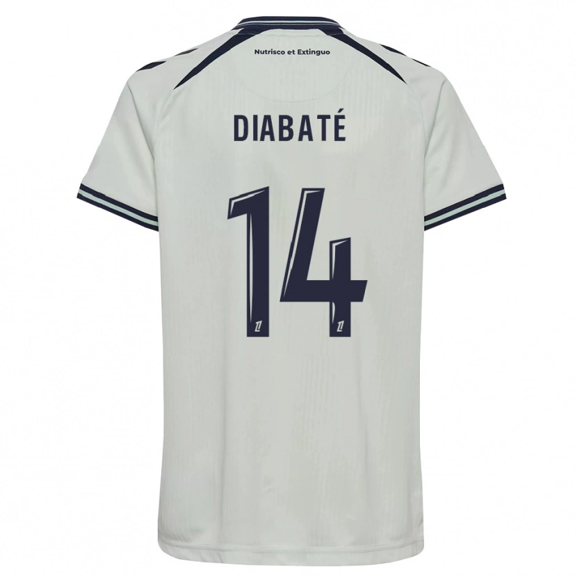 Danxen Hombre Camiseta Adams Diabaté #14 Azul Medianoche Blanco 2ª Equipación 2026/27 La Camisa