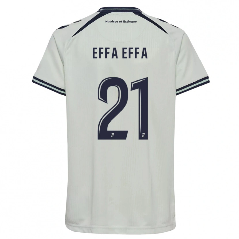 Danxen Hombre Camiseta Chancelle Effa Effa #21 Azul Medianoche Blanco 2ª Equipación 2026/27 La Camisa