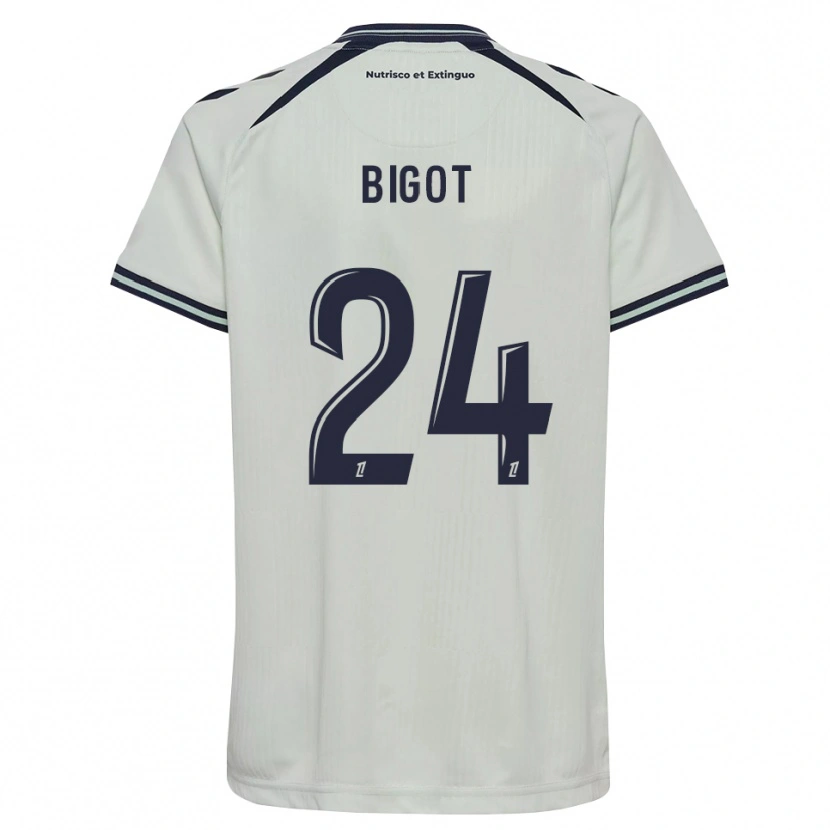 Danxen Hombre Camiseta Maureen Bigot #24 Azul Medianoche Blanco 2ª Equipación 2026/27 La Camisa