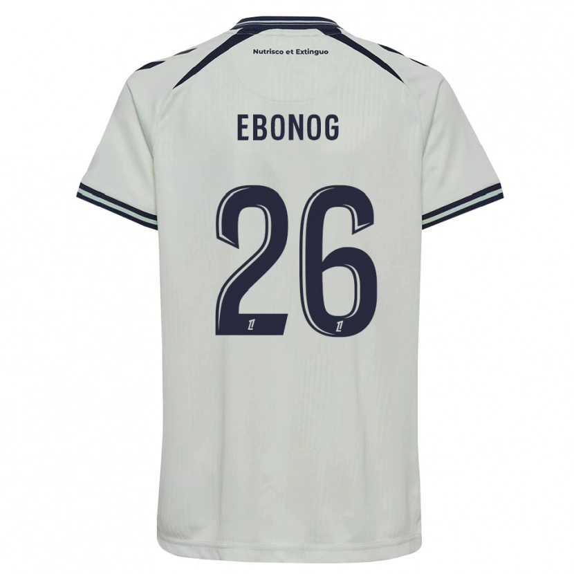 Danxen Hombre Camiseta Simon Ebonog #26 Azul Medianoche Blanco 2ª Equipación 2026/27 La Camisa