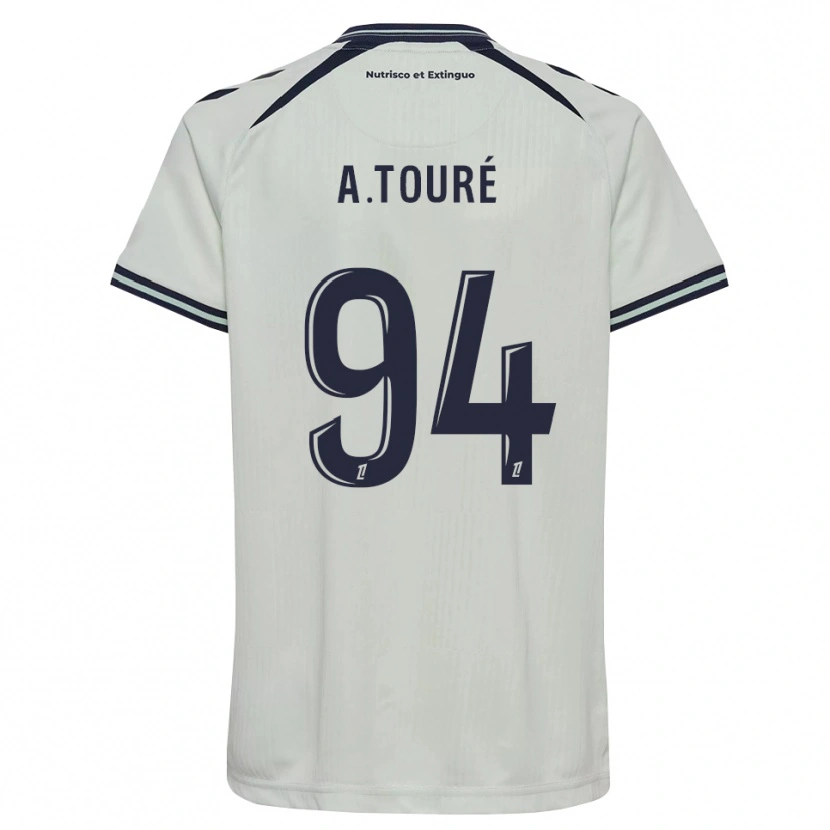 Danxen Hombre Camiseta Abdoulaye Touré #94 Azul Medianoche Blanco 2ª Equipación 2026/27 La Camisa