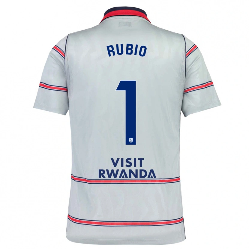 Danxen Hombre Camiseta Dani Rubio #1 Gris Rojo Azul Marino Equipación Tercera 2026/27 La Camisa