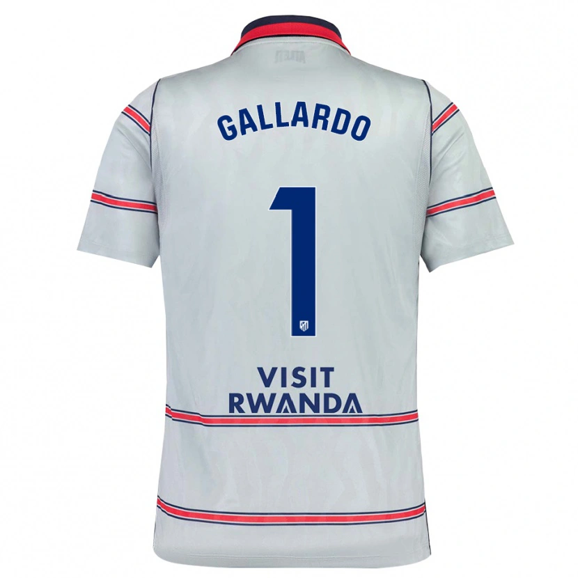 Danxen Hombre Camiseta Lola Gallardo #1 Gris Rojo Azul Marino Equipación Tercera 2026/27 La Camisa