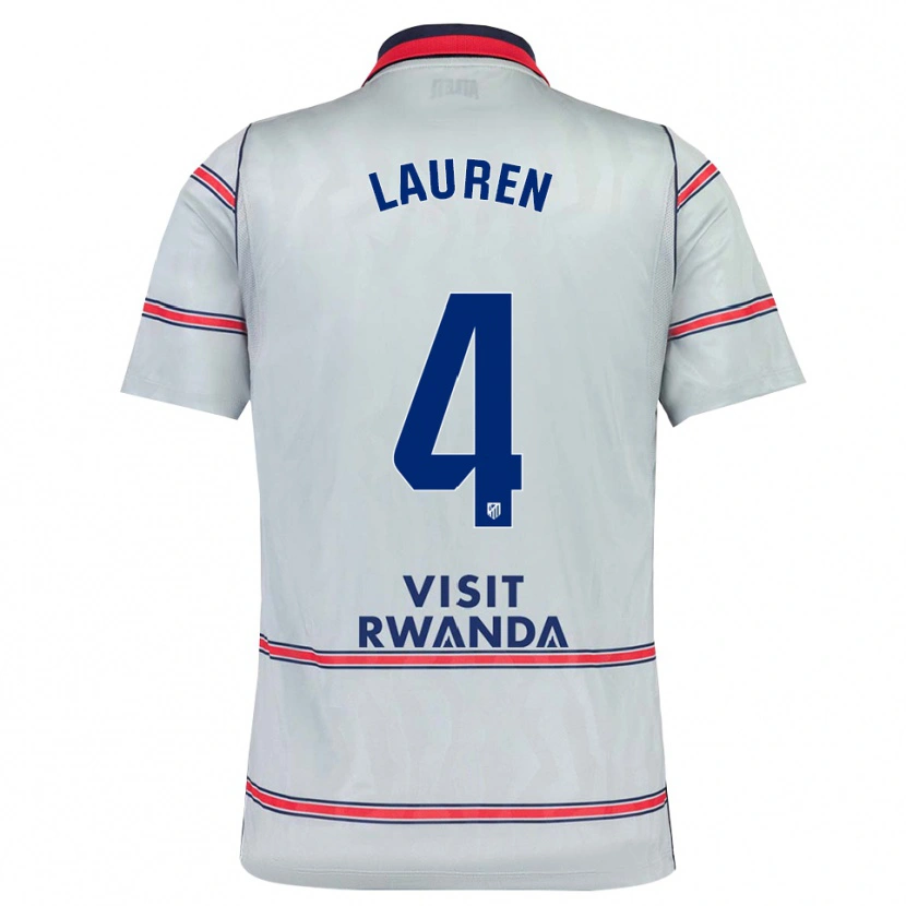 Danxen Hombre Camiseta Lauren Eduarda Leal Costa #4 Gris Rojo Azul Marino Equipación Tercera 2026/27 La Camisa