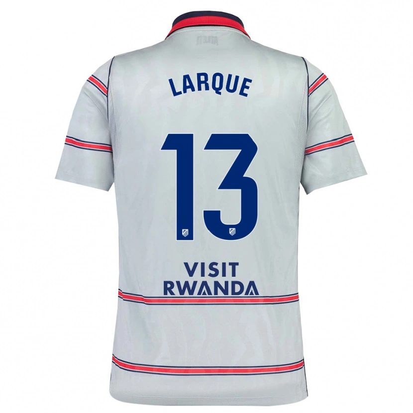 Danxen Hombre Camiseta Patricia Larqué #13 Gris Rojo Azul Marino Equipación Tercera 2026/27 La Camisa