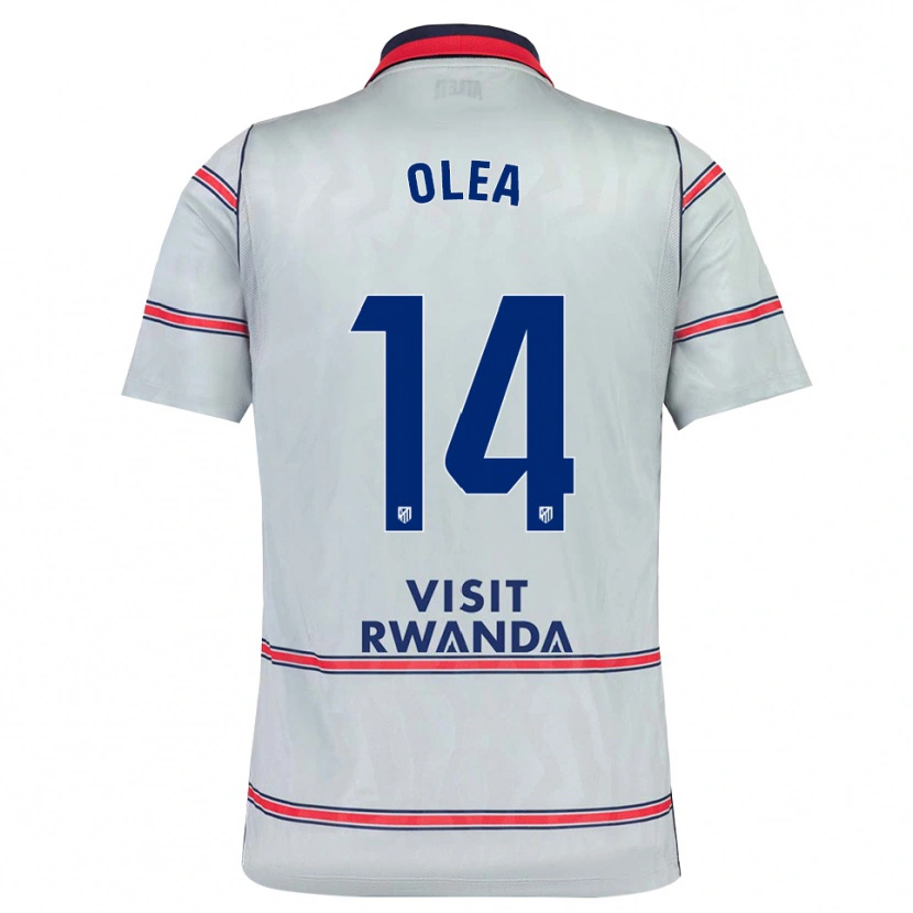 Danxen Hombre Camiseta Rubén Olea #14 Gris Rojo Azul Marino Equipación Tercera 2026/27 La Camisa