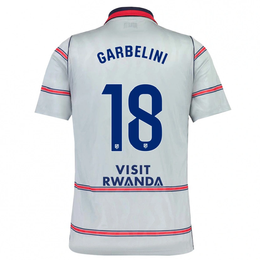 Danxen Hombre Camiseta Gio Garbelini #18 Gris Rojo Azul Marino Equipación Tercera 2026/27 La Camisa