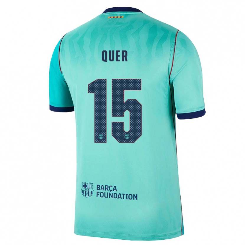 Danxen Hombre Camiseta Ignasi Quer #15 Aqua Turquesa Oscuro Azul Real Equipación Tercera 2026/27 La Camisa