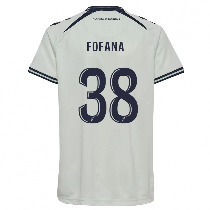 Danxen Hombre Camiseta Rayan Fofana #38 Azul Medianoche Blanco 2ª Equipación 2026/27 La Camisa