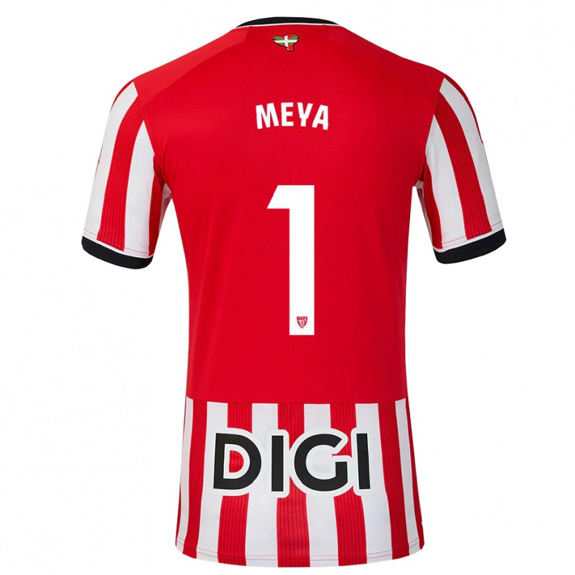 Danxen Mujer Camiseta Aina Meya Bellot #1 Rojo Negro Blanco 1ª Equipación 2026/27 La Camisa
