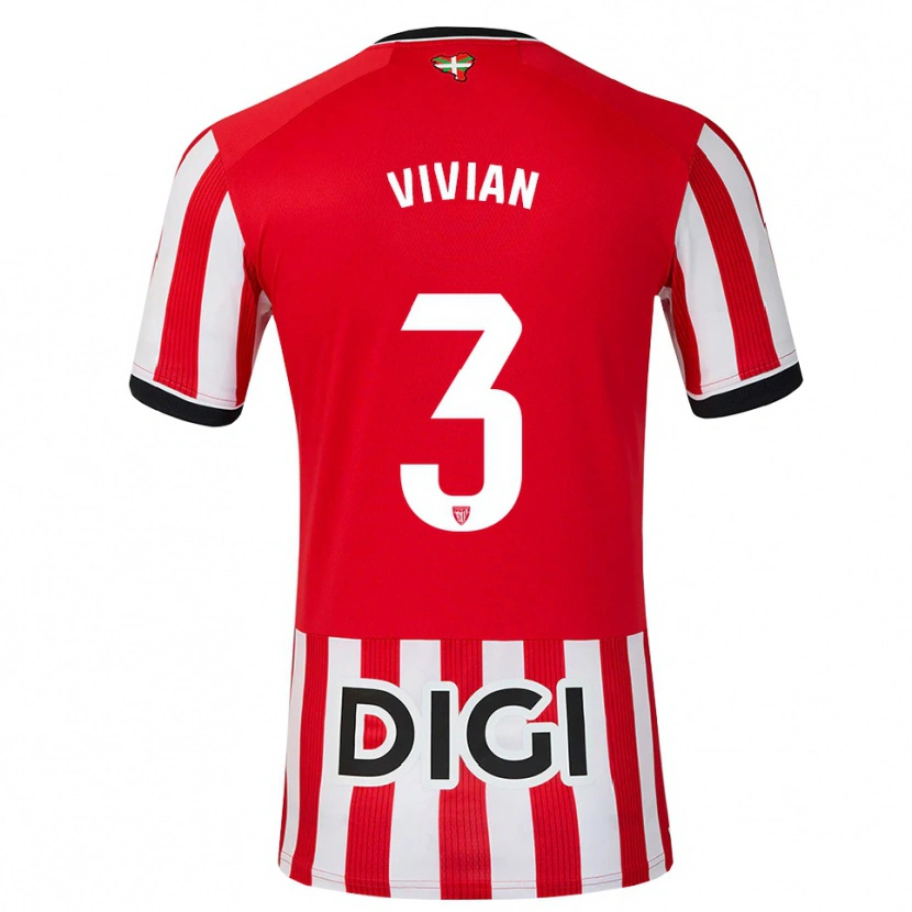 Danxen Mujer Camiseta Dani Vivian #3 Rojo Negro Blanco 1ª Equipación 2026/27 La Camisa