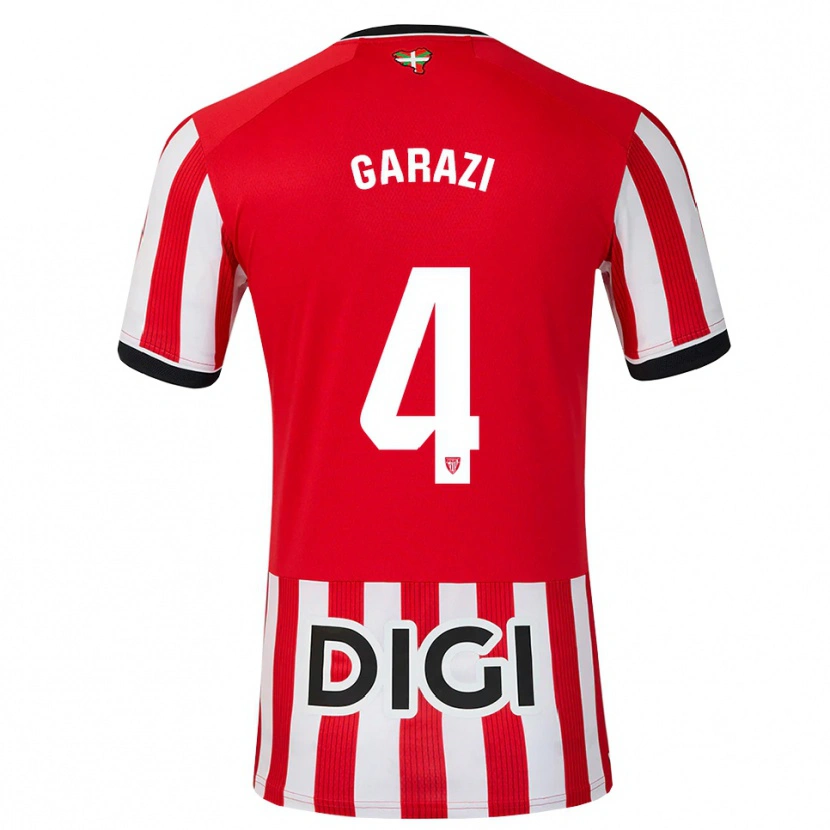 Danxen Mujer Camiseta Garazi #4 Rojo Negro Blanco 1ª Equipación 2026/27 La Camisa