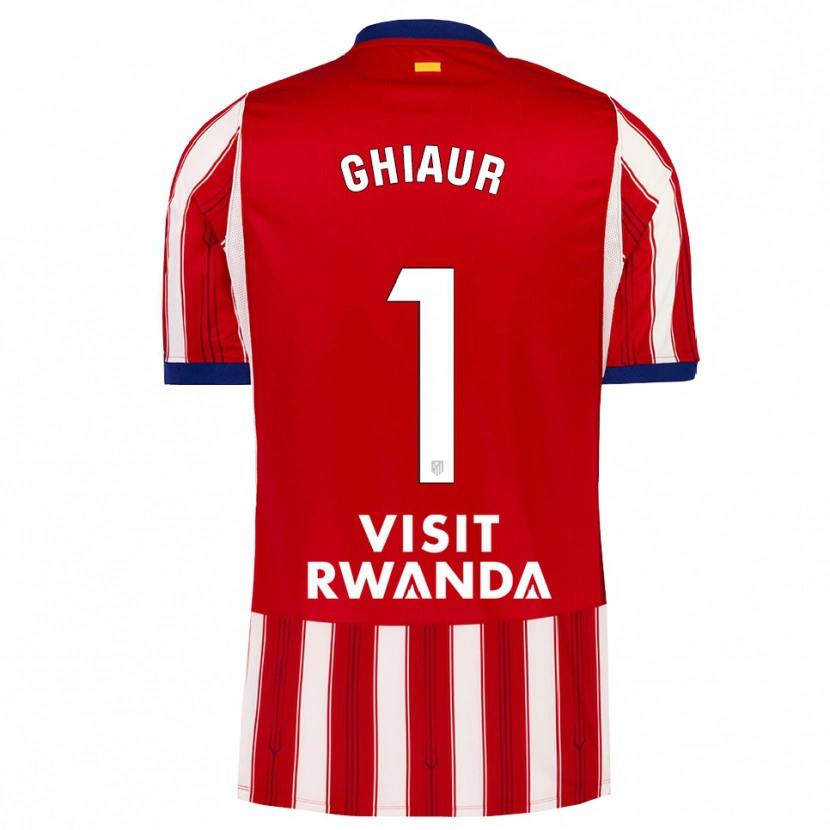 Danxen Mujer Camiseta Octavian Ghiaur #1 Azul Real Rojo Blanco 1ª Equipación 2026/27 La Camisa