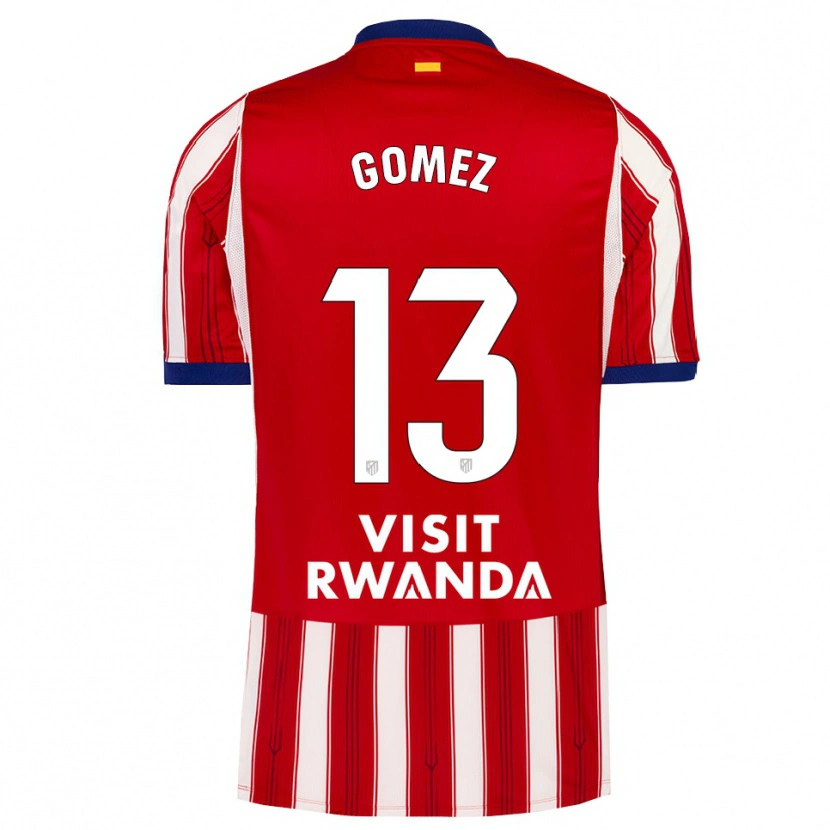 Danxen Mujer Camiseta Christian Gomez #13 Azul Real Rojo Blanco 1ª Equipación 2026/27 La Camisa