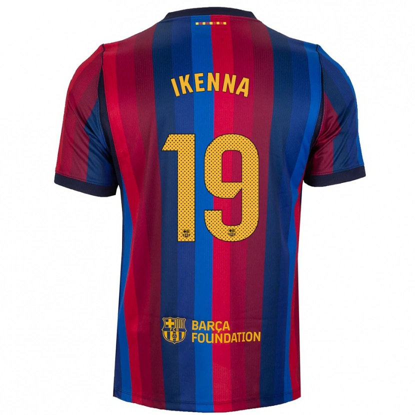 Danxen Mujer Camiseta Divine Ikenna #19 Azul Real Rojo Amarillo 1ª Equipación 2026/27 La Camisa