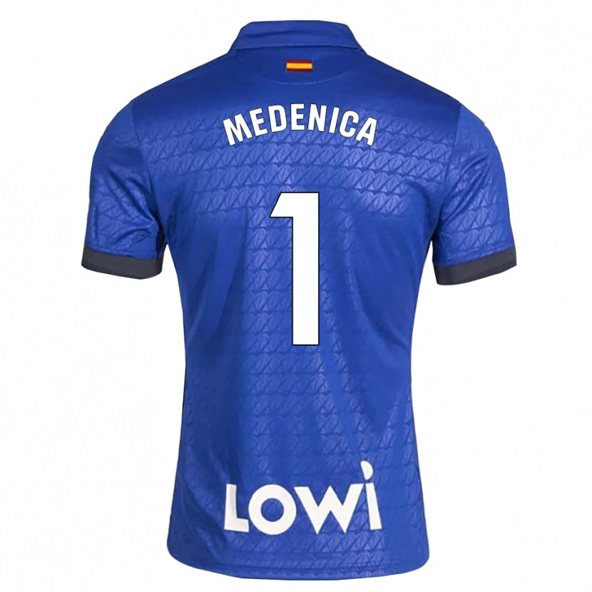 Danxen Mujer Camiseta Djordjije Medenica #1 Azul Blanco Negro 1ª Equipación 2026/27 La Camisa