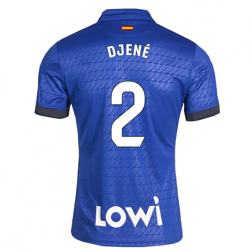 Danxen Mujer Camiseta Dakonam Djené #2 Azul Blanco Negro 1ª Equipación 2026/27 La Camisa
