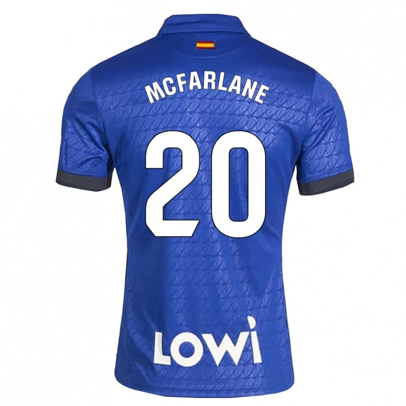 Danxen Mujer Camiseta Ayden Mcfarlane #20 Azul Blanco Negro 1ª Equipación 2026/27 La Camisa