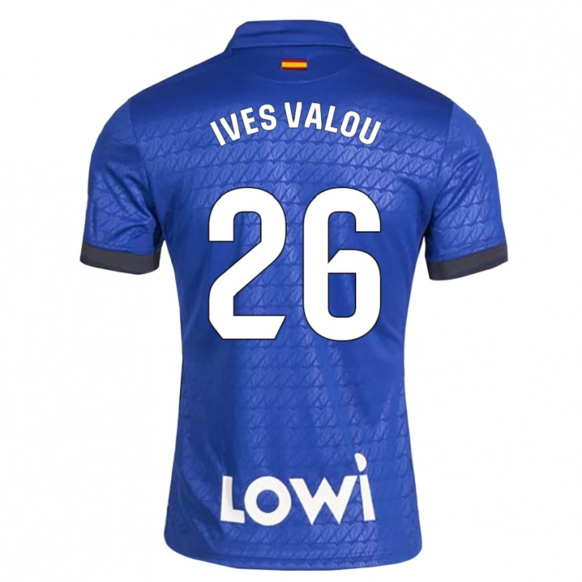 Danxen Mujer Camiseta Jean Ives Valou #26 Azul Blanco Negro 1ª Equipación 2026/27 La Camisa