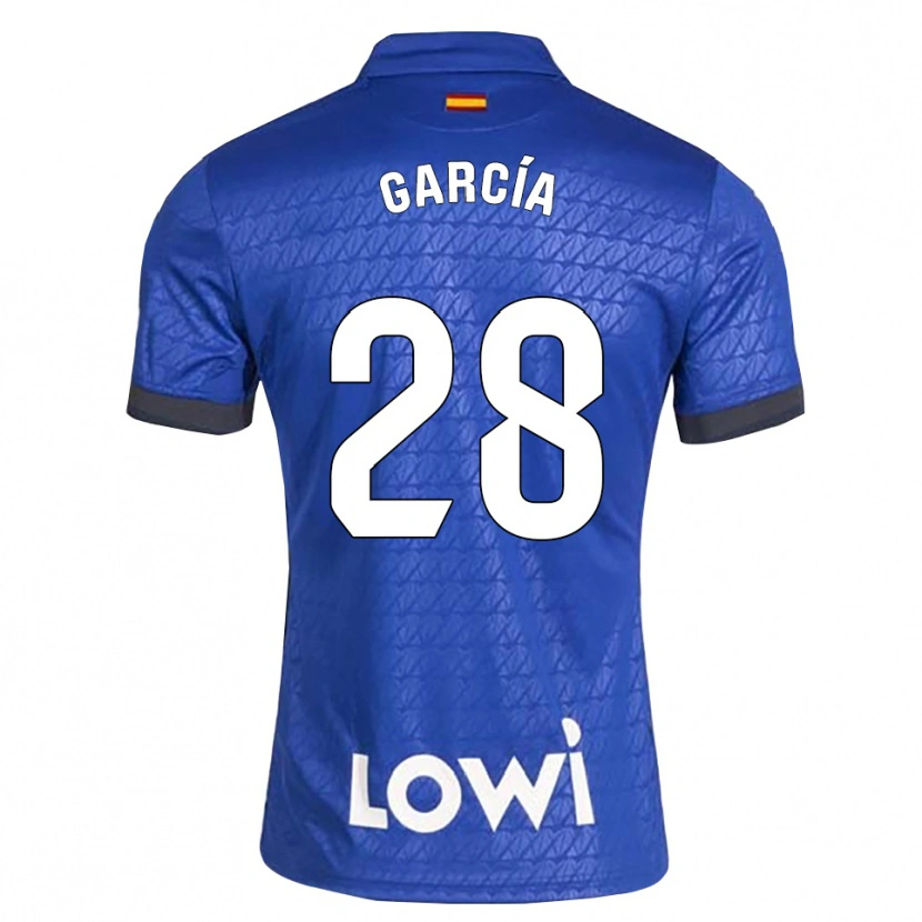 Danxen Mujer Camiseta Hugo García #28 Azul Blanco Negro 1ª Equipación 2026/27 La Camisa