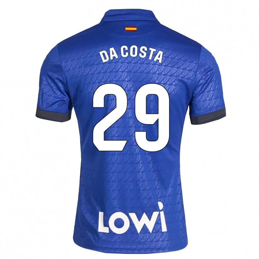 Danxen Mujer Camiseta Coba Da Costa #29 Azul Blanco Negro 1ª Equipación 2026/27 La Camisa