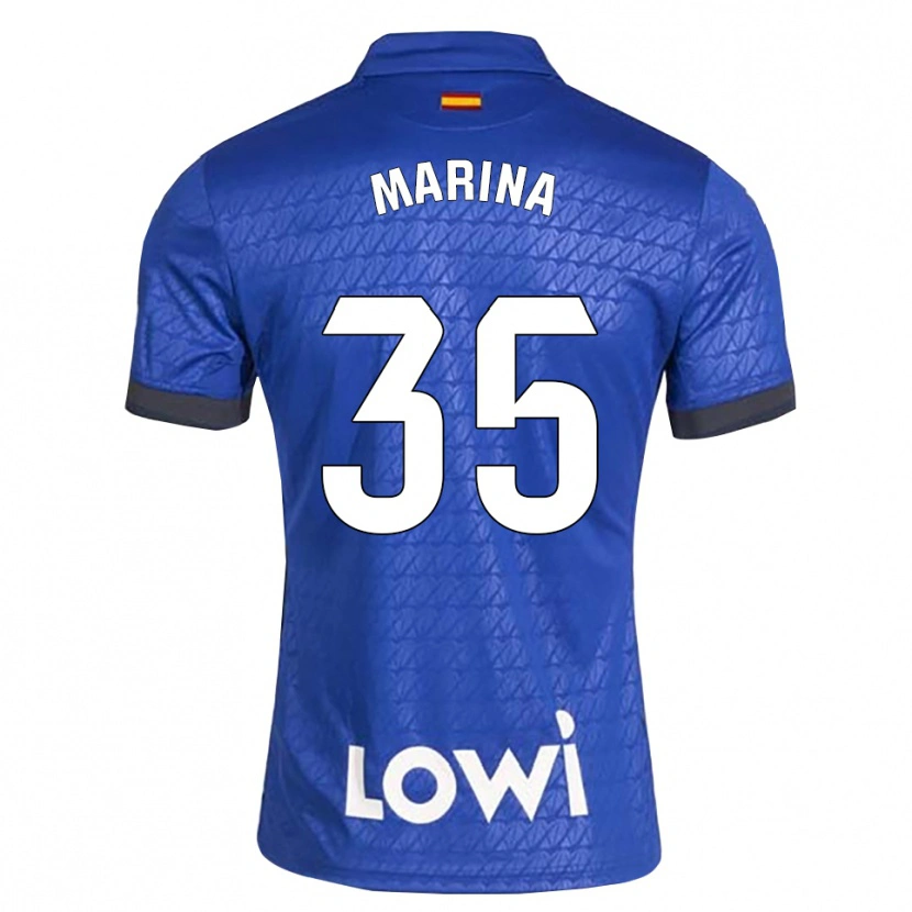 Danxen Mujer Camiseta Nacho Marina #35 Azul Blanco Negro 1ª Equipación 2026/27 La Camisa