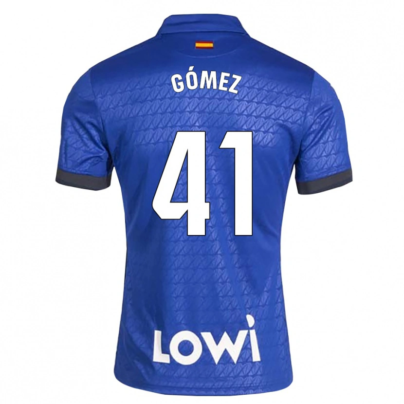 Danxen Mujer Camiseta Álvaro Gómez #41 Azul Blanco Negro 1ª Equipación 2026/27 La Camisa