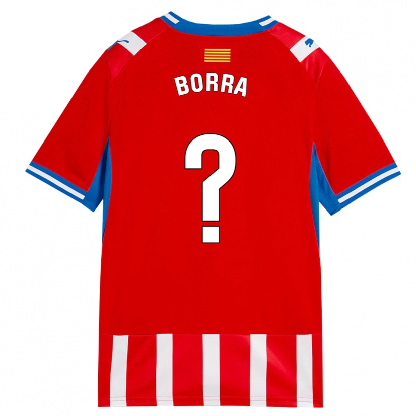 Danxen Mujer Camiseta Biel Borra #0 Rojo Blanco Azul Cielo 1ª Equipación 2026/27 La Camisa