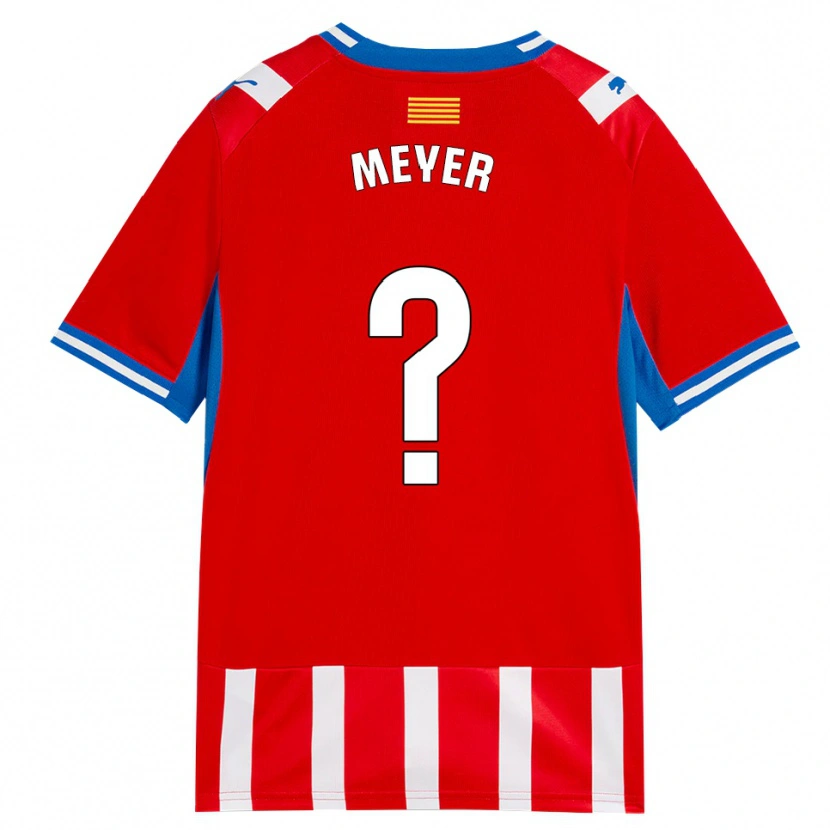 Danxen Mujer Camiseta Romeo Meyer #0 Rojo Blanco Azul Cielo 1ª Equipación 2026/27 La Camisa