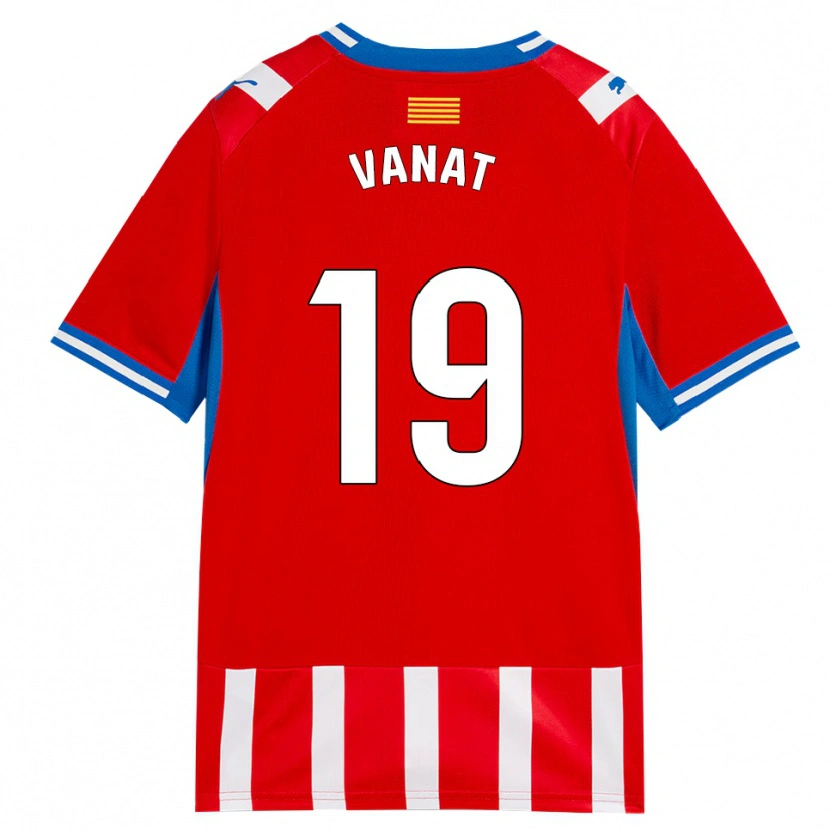 Danxen Mujer Camiseta Vladyslav Vanat #19 Rojo Blanco Azul Cielo 1ª Equipación 2026/27 La Camisa