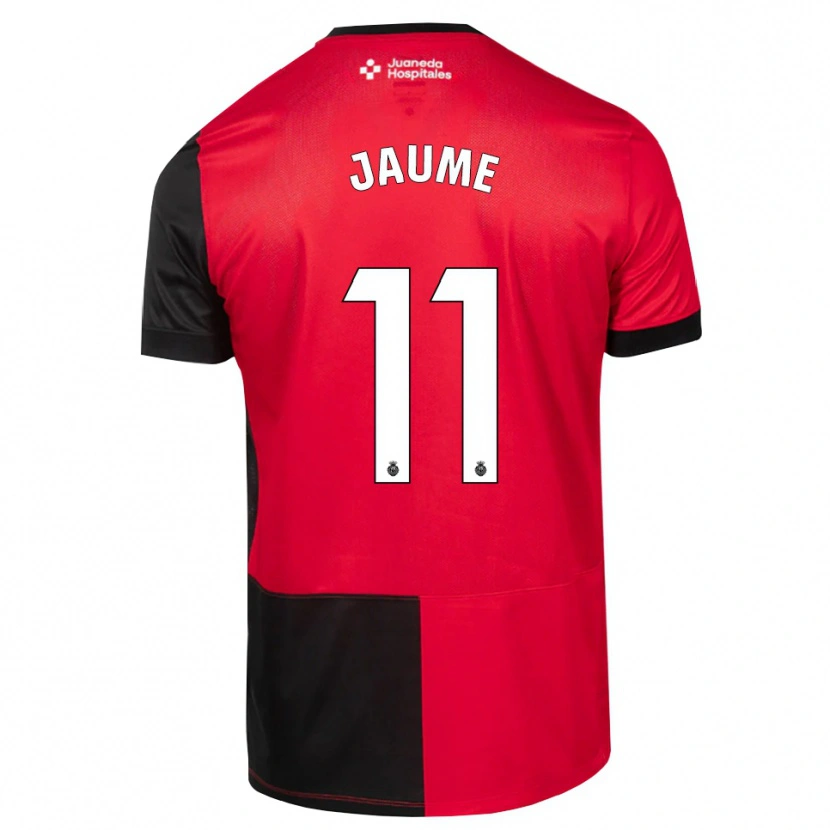 Danxen Mujer Camiseta Miquel Jaume #11 Negro Rojo Blanco 1ª Equipación 2026/27 La Camisa