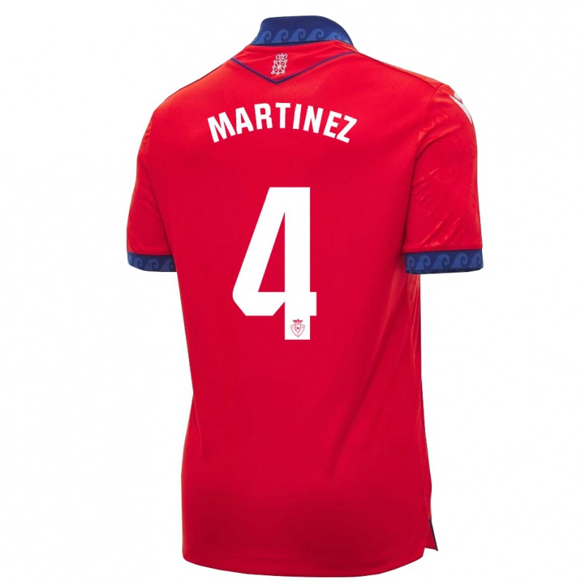 Danxen Mujer Camiseta Vera Martínez Viota #4 Rojo Azul Marino Blanco 1ª Equipación 2026/27 La Camisa