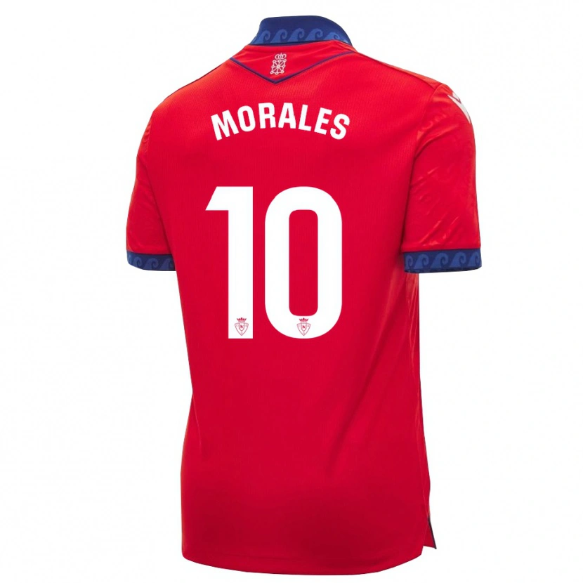 Danxen Mujer Camiseta Anai Morales #10 Rojo Azul Marino Blanco 1ª Equipación 2026/27 La Camisa