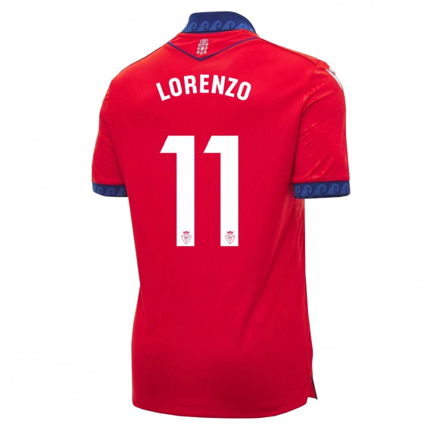 Danxen Mujer Camiseta Nowend Lorenzo #11 Rojo Azul Marino Blanco 1ª Equipación 2026/27 La Camisa