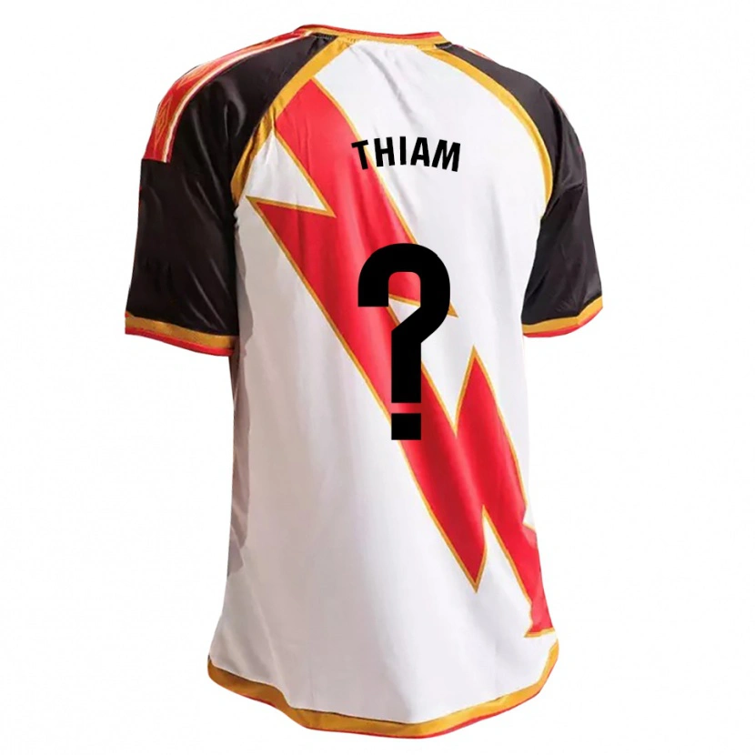 Danxen Mujer Camiseta Aly Thiam #0 Negro Rojo Blanco Oro 1ª Equipación 2026/27 La Camisa