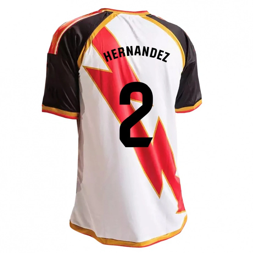 Danxen Mujer Camiseta Marco Hernández #2 Negro Rojo Blanco Oro 1ª Equipación 2026/27 La Camisa
