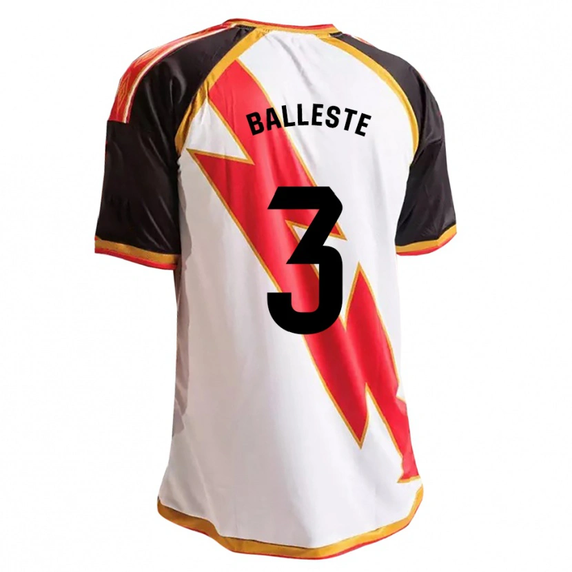 Danxen Mujer Camiseta Laia Ballesté #3 Negro Rojo Blanco Oro 1ª Equipación 2026/27 La Camisa