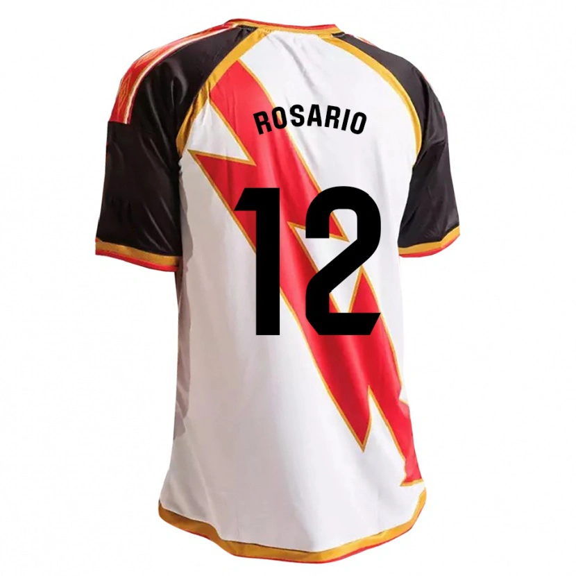 Danxen Mujer Camiseta Samu Rosario #12 Negro Rojo Blanco Oro 1ª Equipación 2026/27 La Camisa