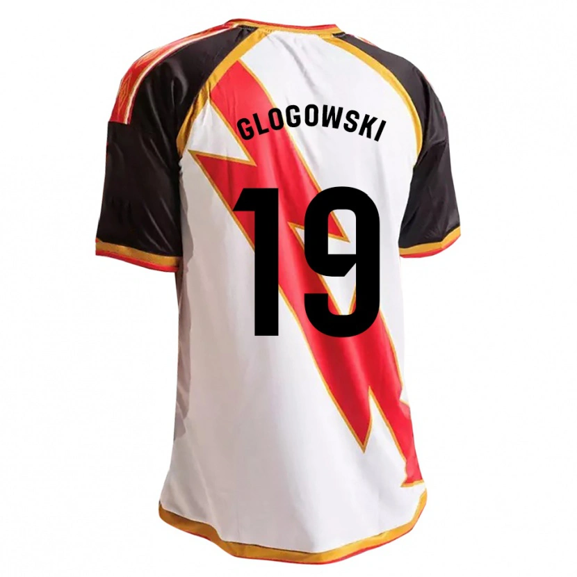 Danxen Mujer Camiseta Wiktor Glogowski #19 Negro Rojo Blanco Oro 1ª Equipación 2026/27 La Camisa