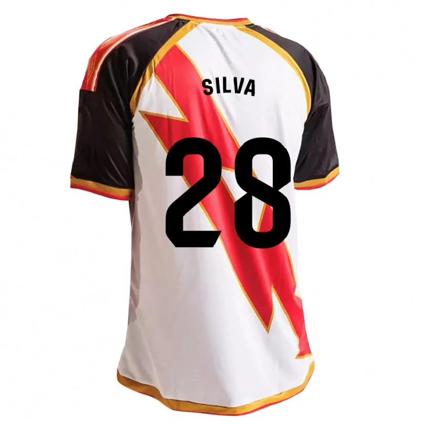 Danxen Mujer Camiseta Santiago Silva #28 Negro Rojo Blanco Oro 1ª Equipación 2026/27 La Camisa