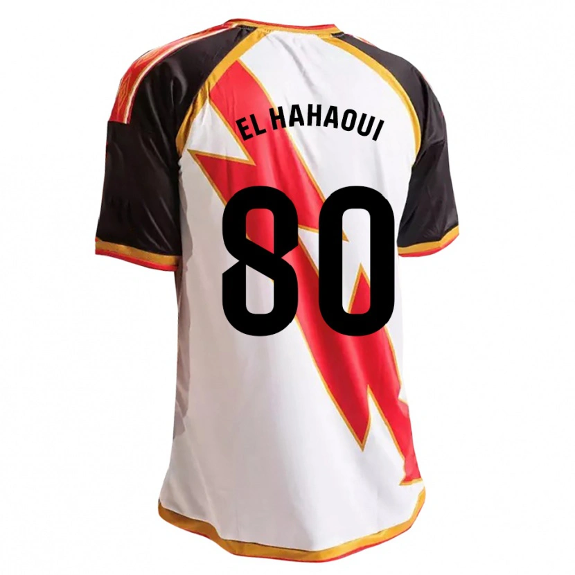 Danxen Mujer Camiseta Ayman El Hahaoui #80 Negro Rojo Blanco Oro 1ª Equipación 2026/27 La Camisa